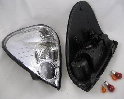 Chrome Rear Lights kit new Mitsubishi L200 07 tail lamp